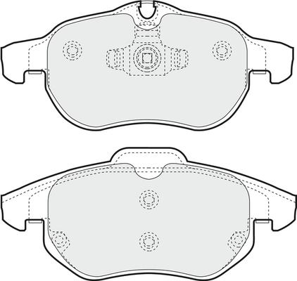 APEC PD3069 - Set placute frana,frana disc - allinparts.ro