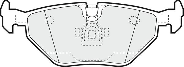 APEC PD3008 - Set placute frana,frana disc allinparts.ro