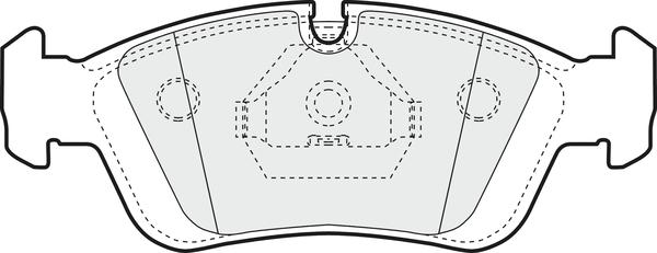 APEC PD3014 - Set placute frana,frana disc - allinparts.ro