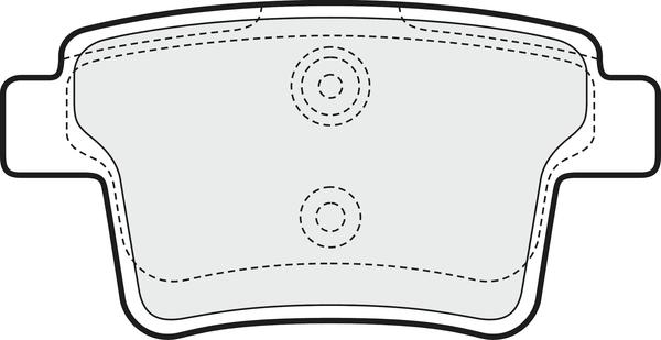 APEC PD3084 - Set placute frana,frana disc allinparts.ro
