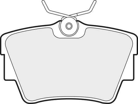 APEC PD3025 - Set placute frana,frana disc allinparts.ro