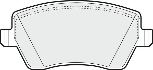 APEC PD3075 - Set placute frana,frana disc allinparts.ro