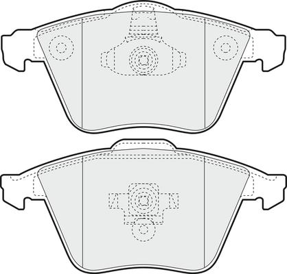 APEC PD3198 - Set placute frana,frana disc allinparts.ro