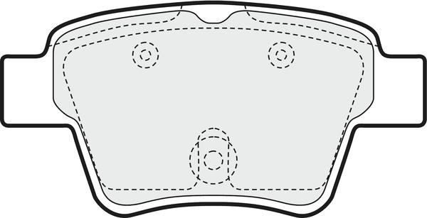 APEC PD3155 - Set placute frana,frana disc - allinparts.ro