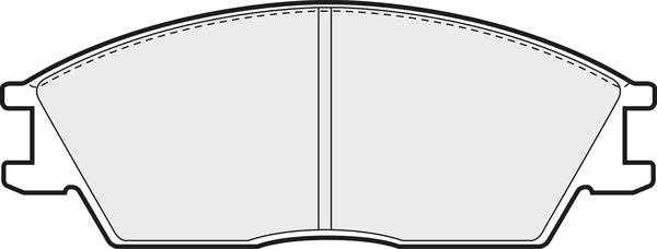 APEC PD3103 - Set placute frana,frana disc allinparts.ro