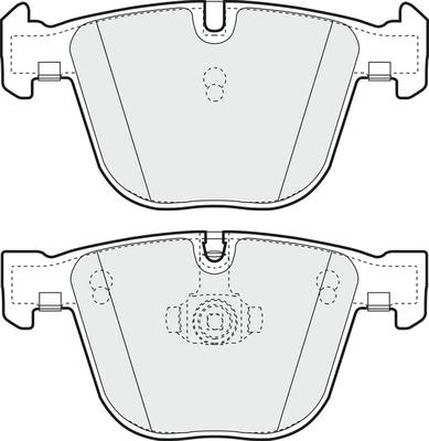 APEC PD3185 - Set placute frana,frana disc allinparts.ro