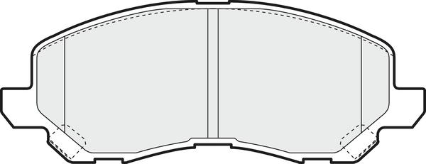APEC PD3134 - Set placute frana,frana disc allinparts.ro