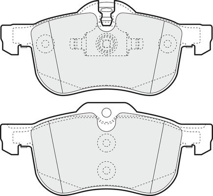 APEC PD3132 - Set placute frana,frana disc allinparts.ro