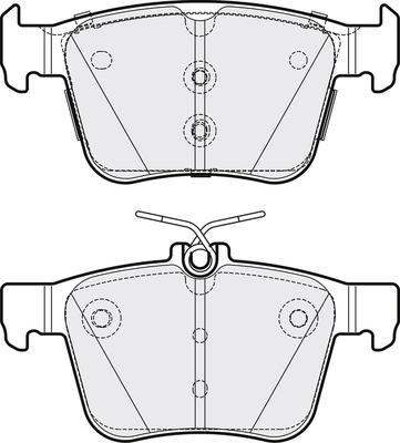 APEC PD3831 - Set placute frana,frana disc - allinparts.ro