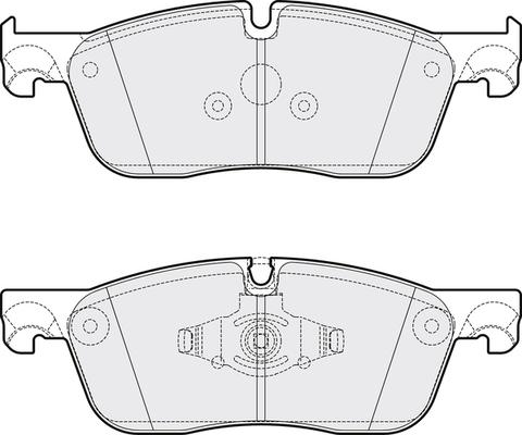 APEC PD3833 - Set placute frana,frana disc allinparts.ro