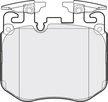 APEC PD3875 - Set placute frana,frana disc allinparts.ro