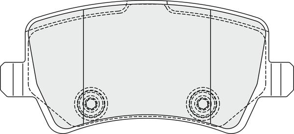 APEC PD3353 - Set placute frana,frana disc allinparts.ro