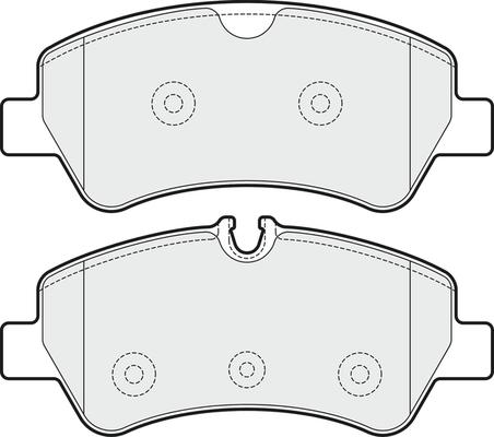 APEC PD3369 - Set placute frana,frana disc allinparts.ro