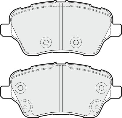 APEC PD3367 - Set placute frana,frana disc allinparts.ro