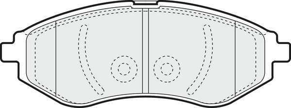 APEC PD3309 - Set placute frana,frana disc - allinparts.ro