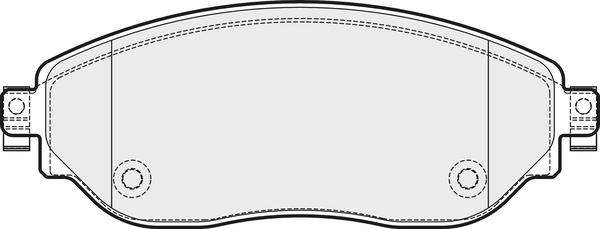 APEC PD3382 - Set placute frana,frana disc allinparts.ro