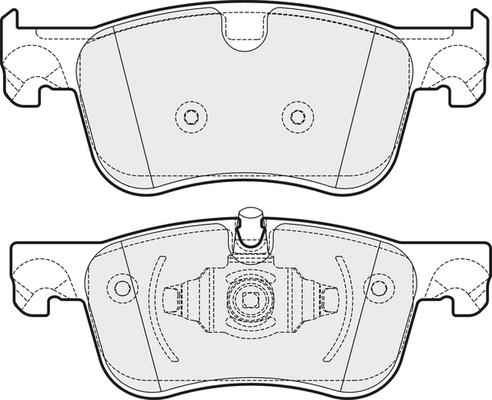 APEC PD3375 - Set placute frana,frana disc allinparts.ro
