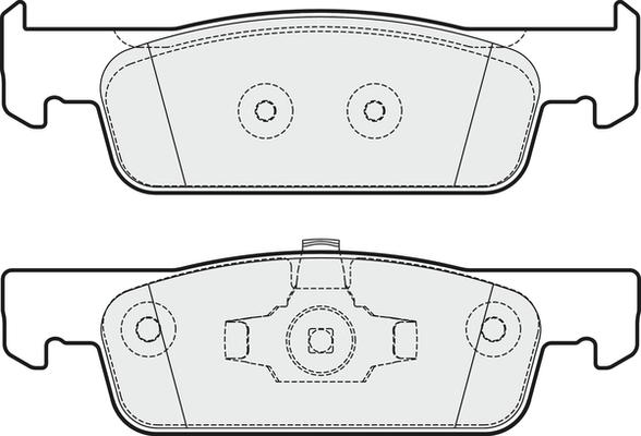 APEC PD3370 - Set placute frana,frana disc allinparts.ro