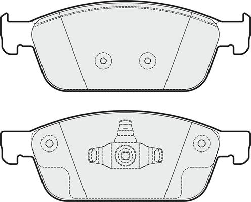 APEC PD3371 - Set placute frana,frana disc - allinparts.ro