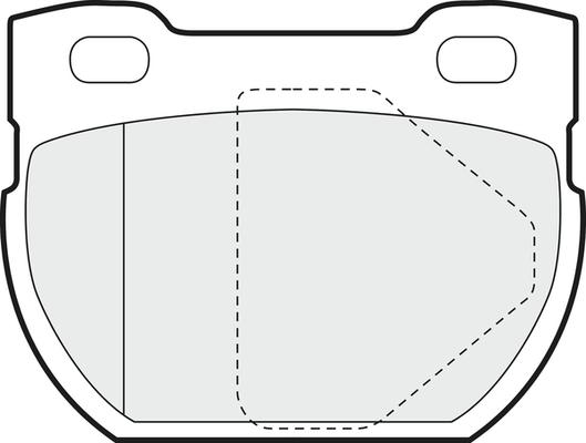 APEC PD3296 - Set placute frana,frana disc - allinparts.ro