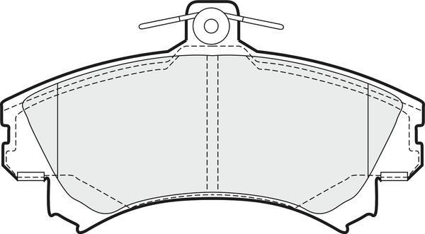 APEC PD3298 - Set placute frana,frana disc - allinparts.ro