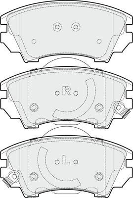 APEC PD3253 - Set placute frana,frana disc allinparts.ro