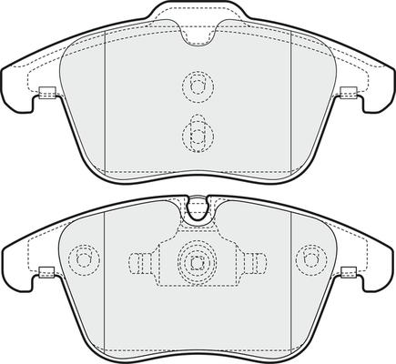 APEC PD3233 - Set placute frana,frana disc allinparts.ro