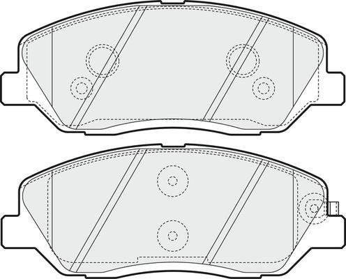 APEC PD3222 - Set placute frana,frana disc - allinparts.ro