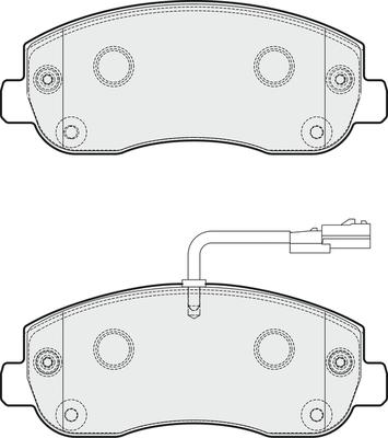 APEC PD3274 - Set placute frana,frana disc allinparts.ro