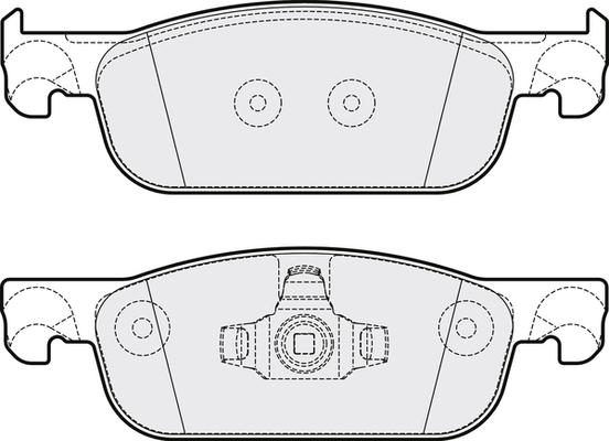 APEC PD3794 - Set placute frana,frana disc - allinparts.ro