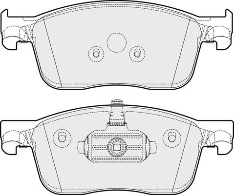 APEC PD3795 - Set placute frana,frana disc allinparts.ro