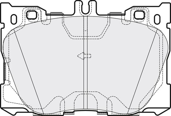 APEC PD3792 - Set placute frana,frana disc - allinparts.ro