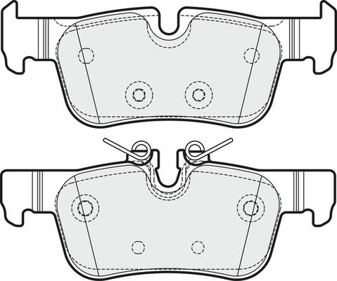 APEC PD3750 - Set placute frana,frana disc - allinparts.ro