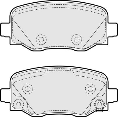APEC PD3751 - Set placute frana,frana disc allinparts.ro