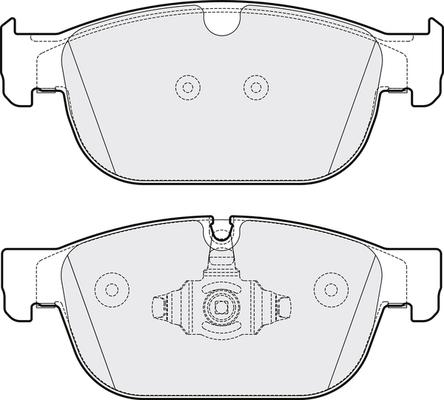APEC PD3788 - Set placute frana,frana disc allinparts.ro