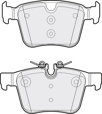 APEC PD3729 - Set placute frana,frana disc allinparts.ro