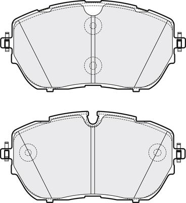APEC PD3772 - Set placute frana,frana disc allinparts.ro