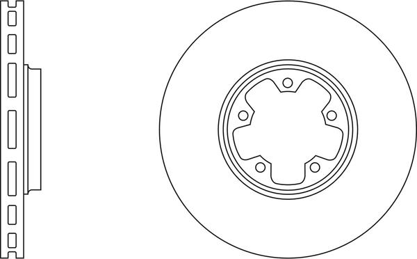 APEC SDK6076 - Disc frana - allinparts.ro
