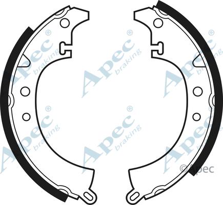 APEC SHU98 - Set saboti frana allinparts.ro