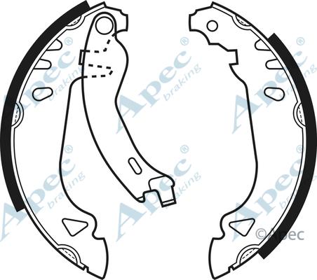APEC SHU459 - Set saboti frana - allinparts.ro