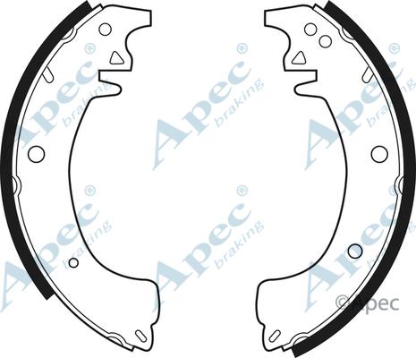 APEC SHU453 - Set saboti frana - allinparts.ro