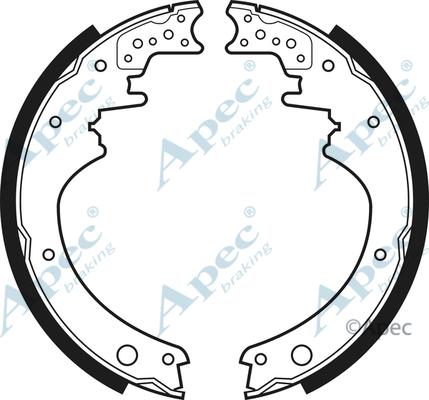 APEC SHU419 - Set saboti frana allinparts.ro