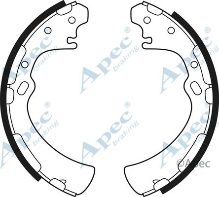APEC SHU475 - Set saboti frana - allinparts.ro