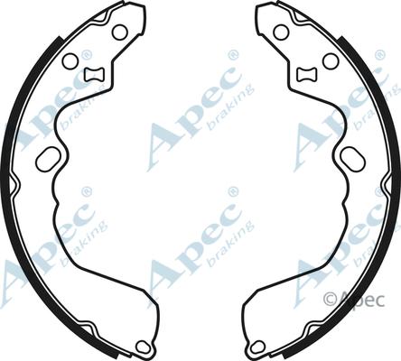 APEC SHU591 - Set saboti frana - allinparts.ro