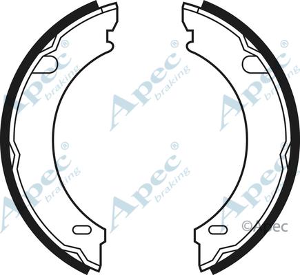 APEC SHU548 - Set saboti frana, frana de mana - allinparts.ro