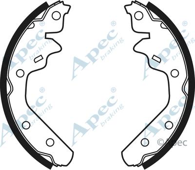 APEC SHU553 - Set saboti frana allinparts.ro