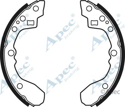 APEC SHU563 - Set saboti frana allinparts.ro