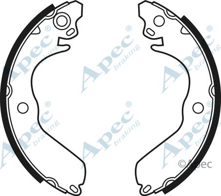 APEC SHU501 - Set saboti frana - allinparts.ro