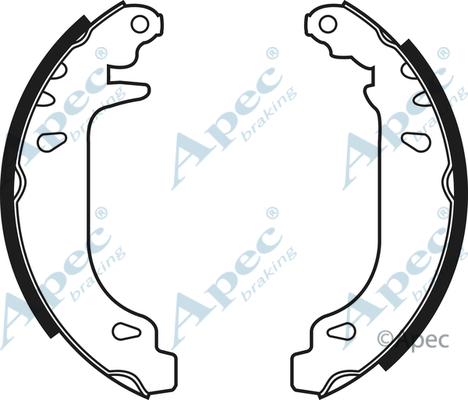 APEC SHU503 - Set saboti frana allinparts.ro