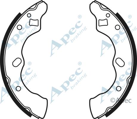 APEC SHU513 - Set saboti frana allinparts.ro